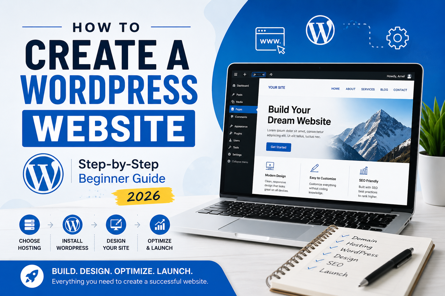 How to Create a WordPress Website