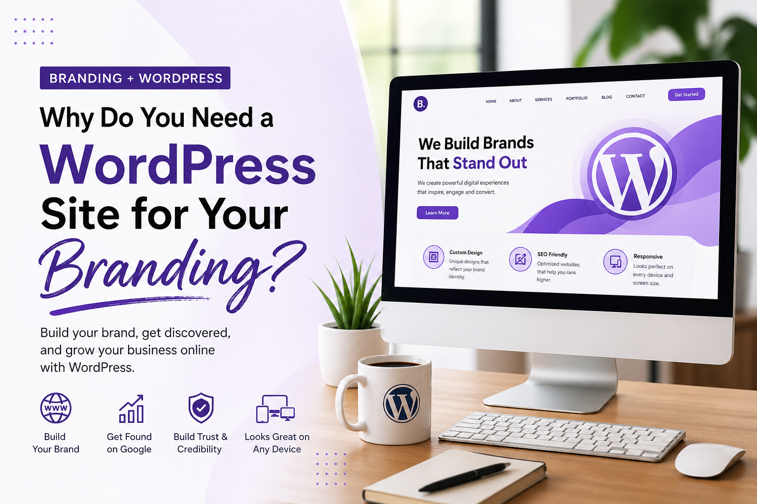 wordpress website for branding